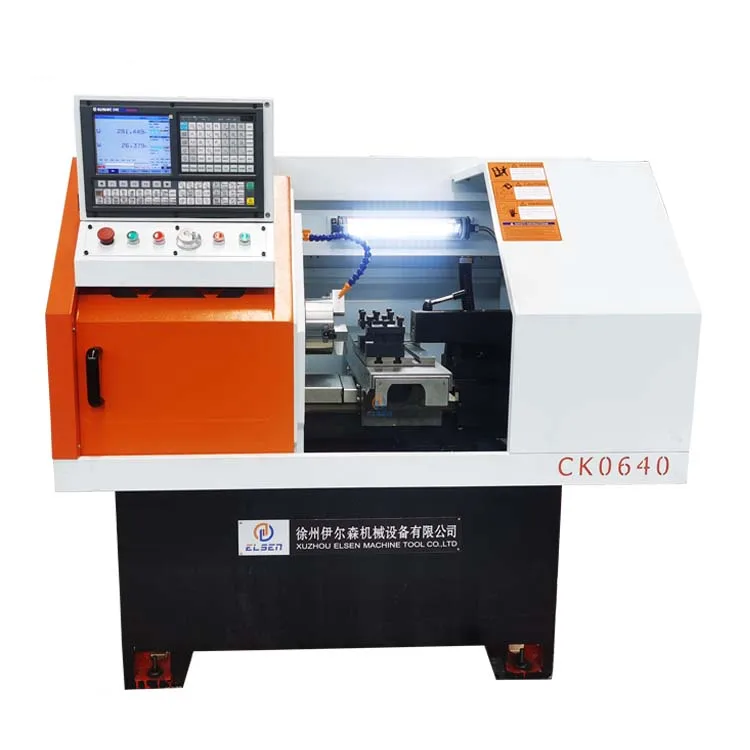 Torno cnc CK0640 cnc lathe machine with bar feeder