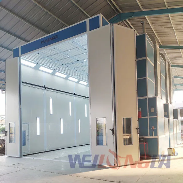 
WLD20000 Infrared lamp electric bus paint oven truck paint booth with CE certificate 