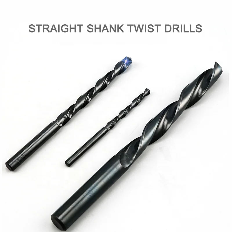 High Quality Long Parallel Twist Drills HSS Straight Taper Shank Twist Drills For Steels