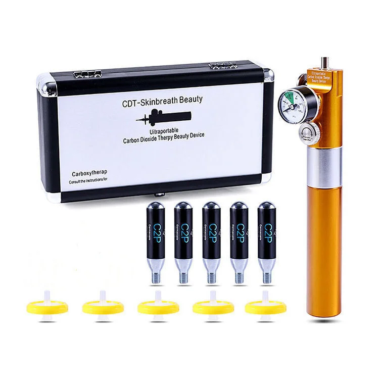 Co2 Carboxy Therapy Machine Eye Dark Circle Removal C2p Co2 Gas Cylinder For Cdt Carboxytherapy Injection Gun Eye Dark Removal