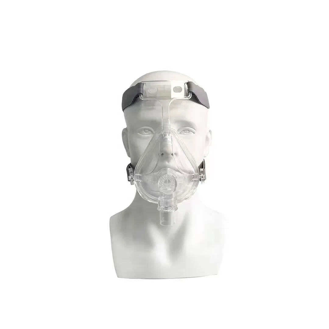 FORAS HIGH QUALITY RESPIRATORY Silicone Oral-nasal CPAP Mask for auto BiPAP breathing machine CPAP