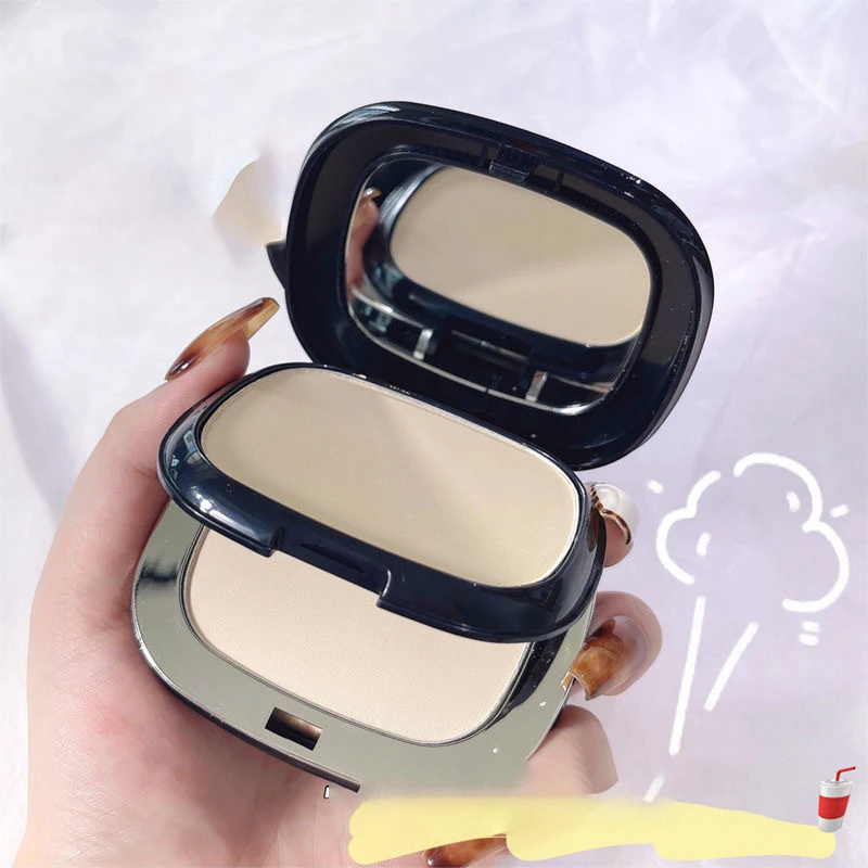 AloBon Face Powder Palette Foundation Matte Makeup Korean Whitening Waterproof Mineral Pressed Powder