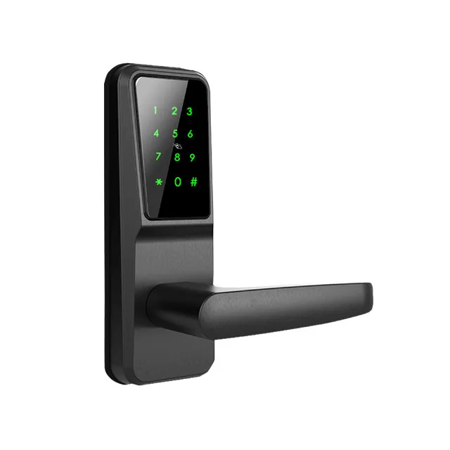 Cost-effective New Arrival Electric Intelligent Wood Door Card Code Ble Mobile App Wireless Smart Fingerprint Door Lock