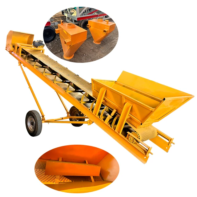 Customize Motorized Flat Straight Pvc Belt Conveyor Folding Industrial Inclined Belt Conveyor