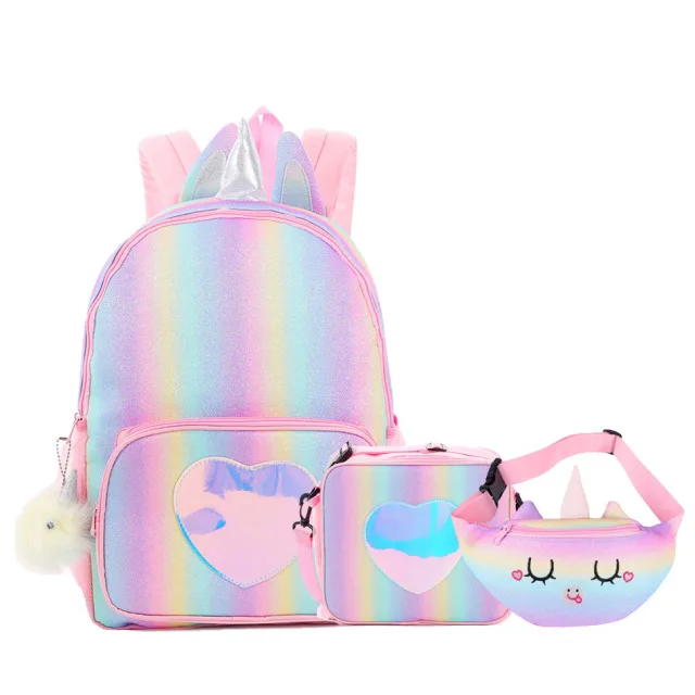 Новинка 2022, школьные сумки для девочек, лазер, нагрудная сумка для пикника, Детские Мультяшные школьные сумки, наборы школьных сумок