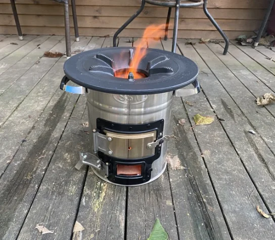 Two Doors Wood Burning Stove