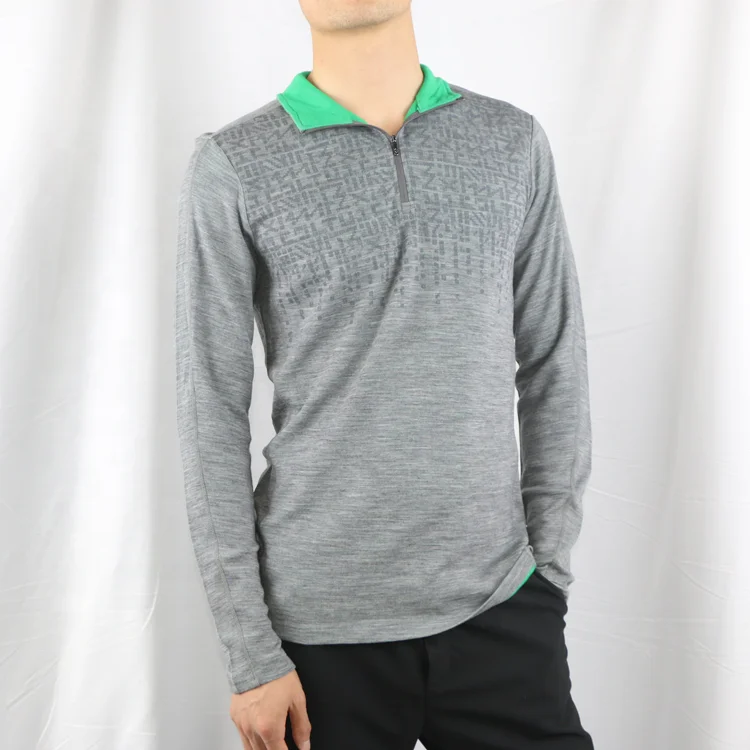 OEM 100% Merino Wool Knitted Fleece Top Cheap Wholesale Merino Wool V-Neck T Shirt Long Sleeve Custom Crewneck Sweatshirts Fit