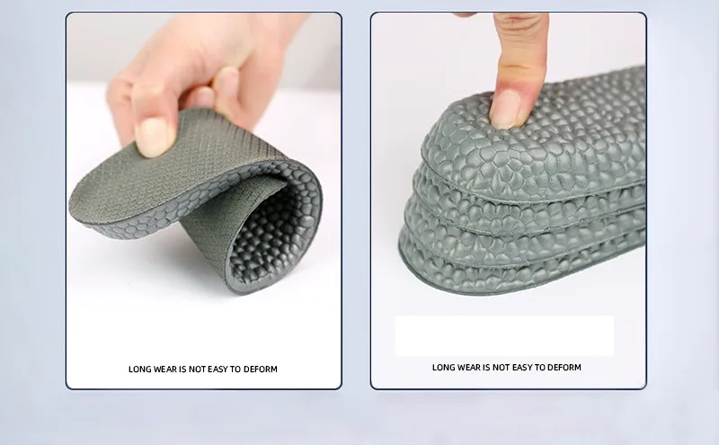 EVA popcorn booster Insole men women casual soft elastic cushion breath pressure resistant invisible