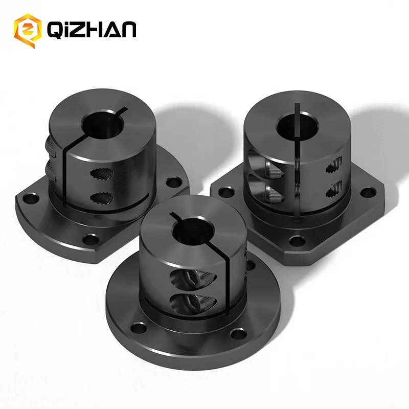 Factory outlet Round square compact Flanged Mount Type Cast with Slit Shaft Supports Linear Motion Automation Components