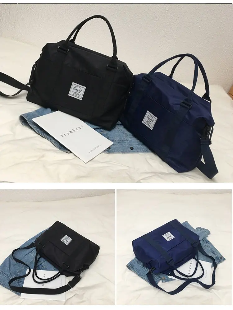 Women travel bag luggage bag weekend travel bag with shoes compartment
