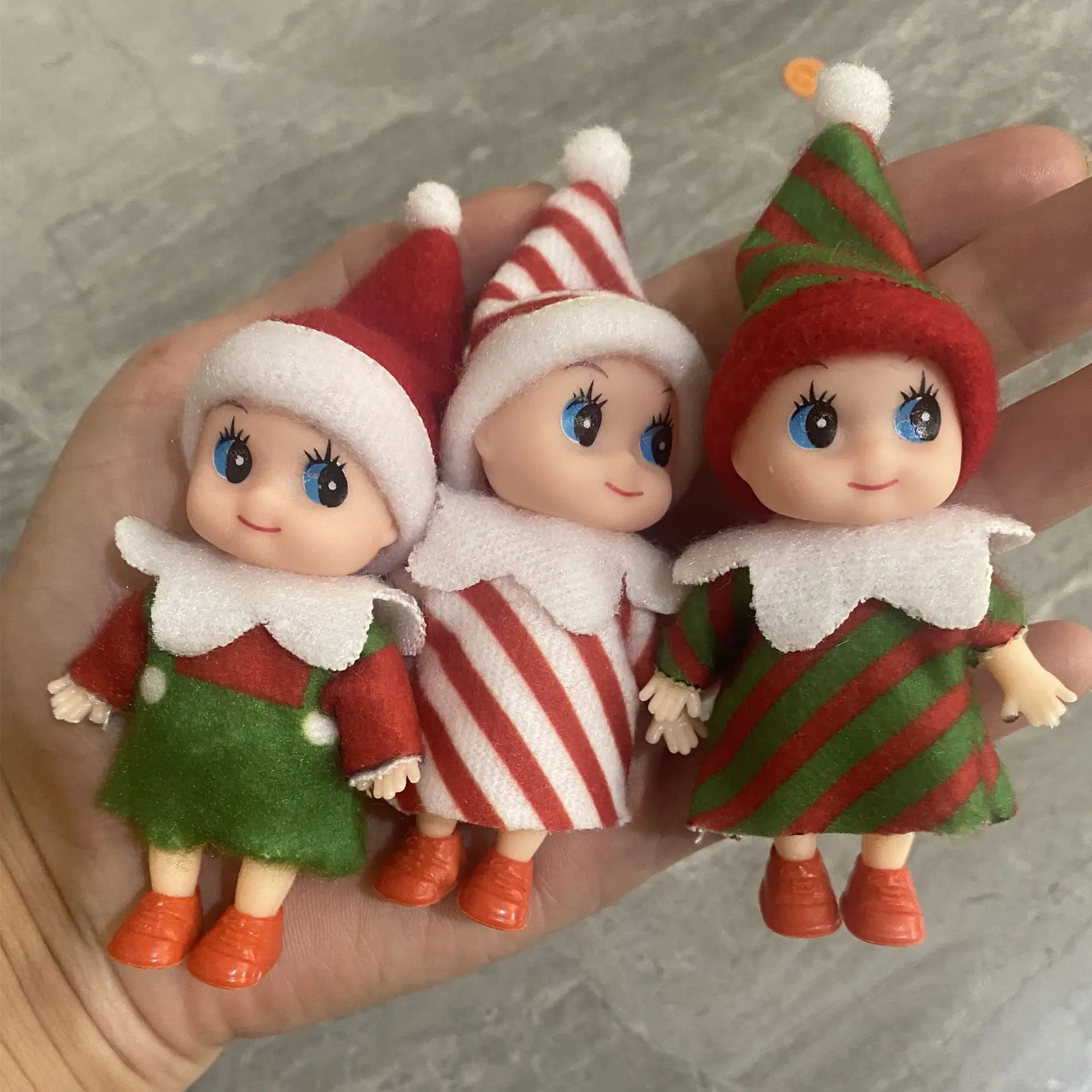 Christmas Doll Baby Elves Dolls Movable Arm Leg Elf Doll Dollhouse Toy