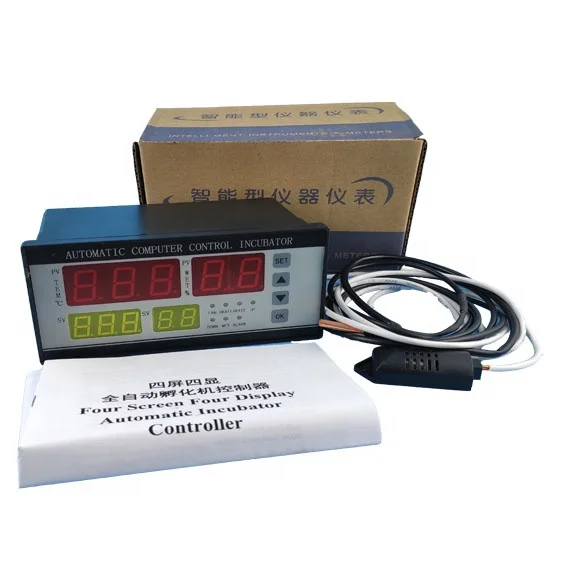XM-18 Egg Incubator Controller Full Automatic Microcomputer Control with Temperature Humidity Sensor Probe