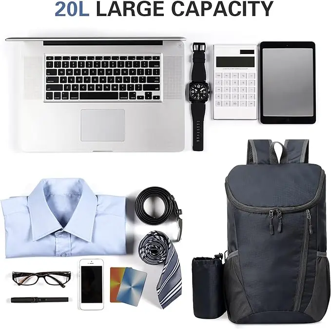 NPOT Hiking Backpack Large Capacity Folding Bag Lightweight Waterproof Outdoor Travel Bag