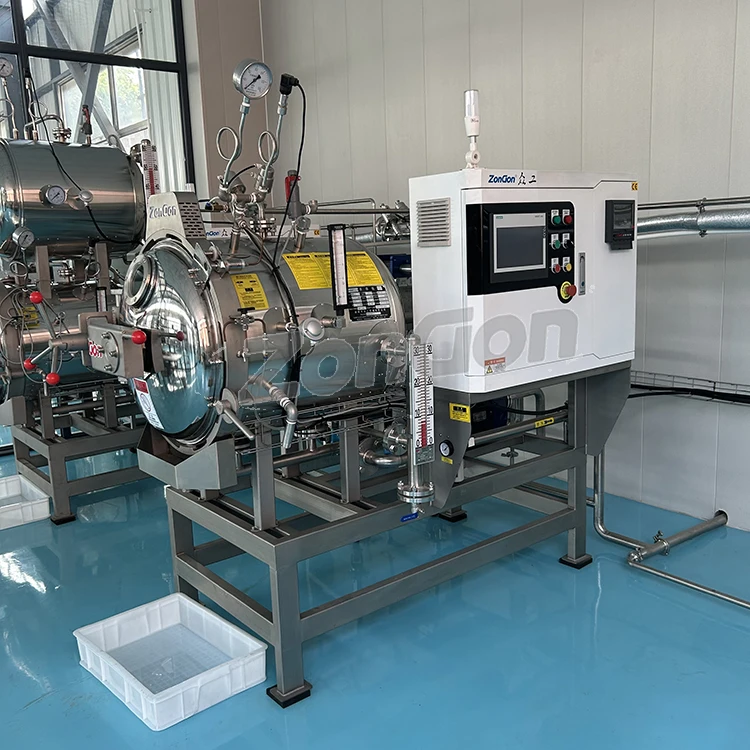 Experimental water steam multi-functional sterilizer  autoclave retort machine for canned food and plastic packaging food