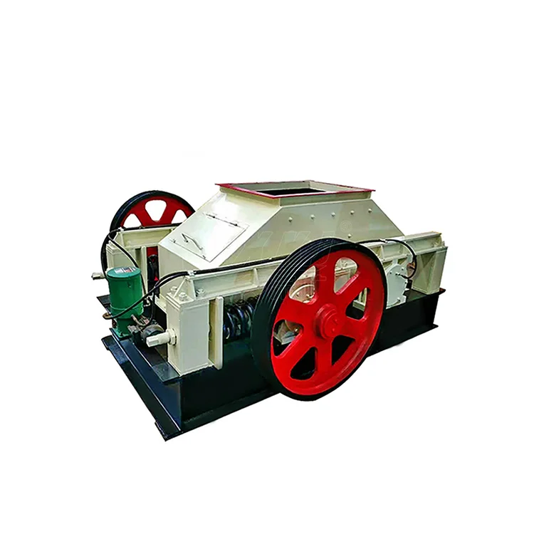 Roller crusher for raw coal crushing, double roller crusher
