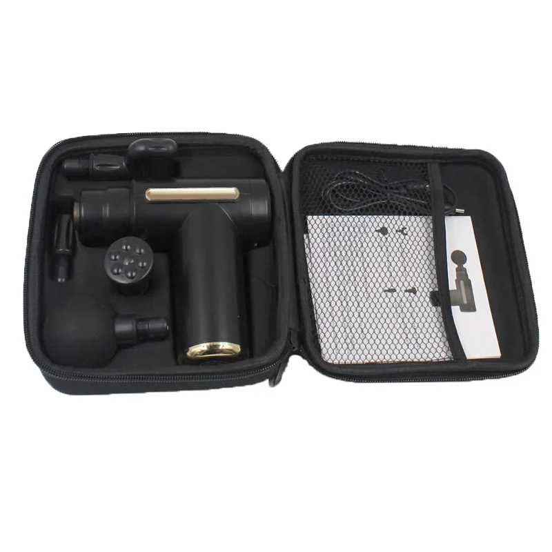 Sports Mini Massage Gun 6 Speed Deep Tissue Vibration Relax Relieve Fatigue Handheld Lightweight Fascia Massage Gun