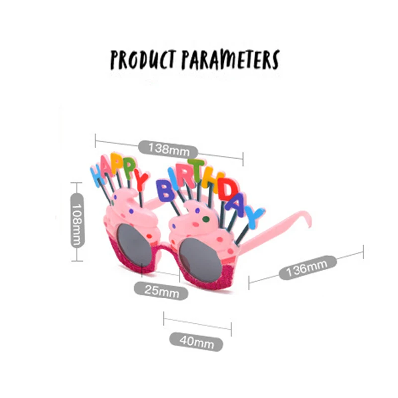 Funny Birthday Party Kids Glasses Party Supplies Happy Birthday Glasses Photo Booth Props