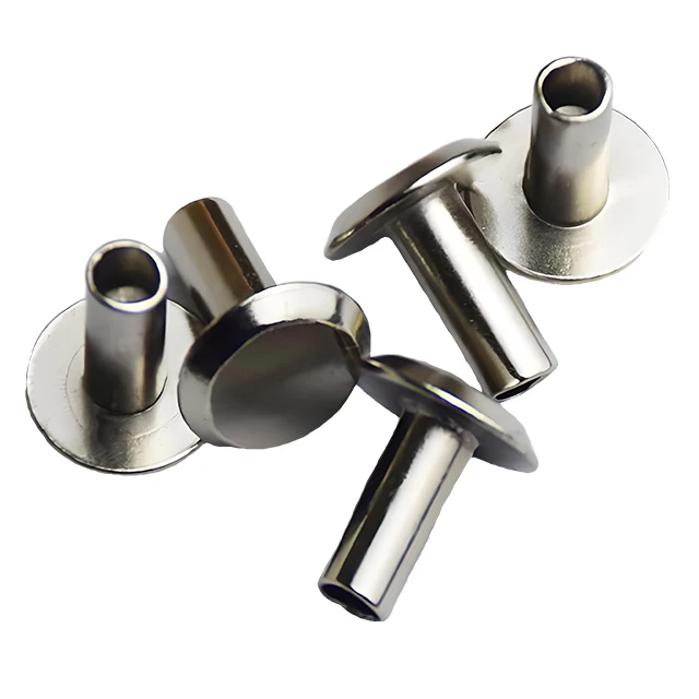 Custom threaded rivets CNC Machining Part Stainless Steel/Aluminum/Brass solid galvanize leather rivets CNC Milling Part Service