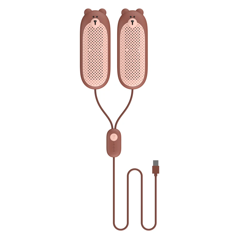 
HOnyME Personality Bear Design Three-speed Adjustment Footwear Dryer UVC Sterilization Shoes dryer 