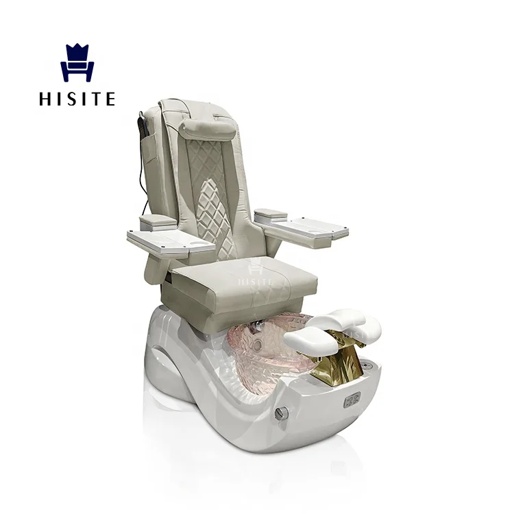 Massage Manicure Pedicure Chairs Nail Salon Furniture Equipment Rose Color Electric Reclining For Man