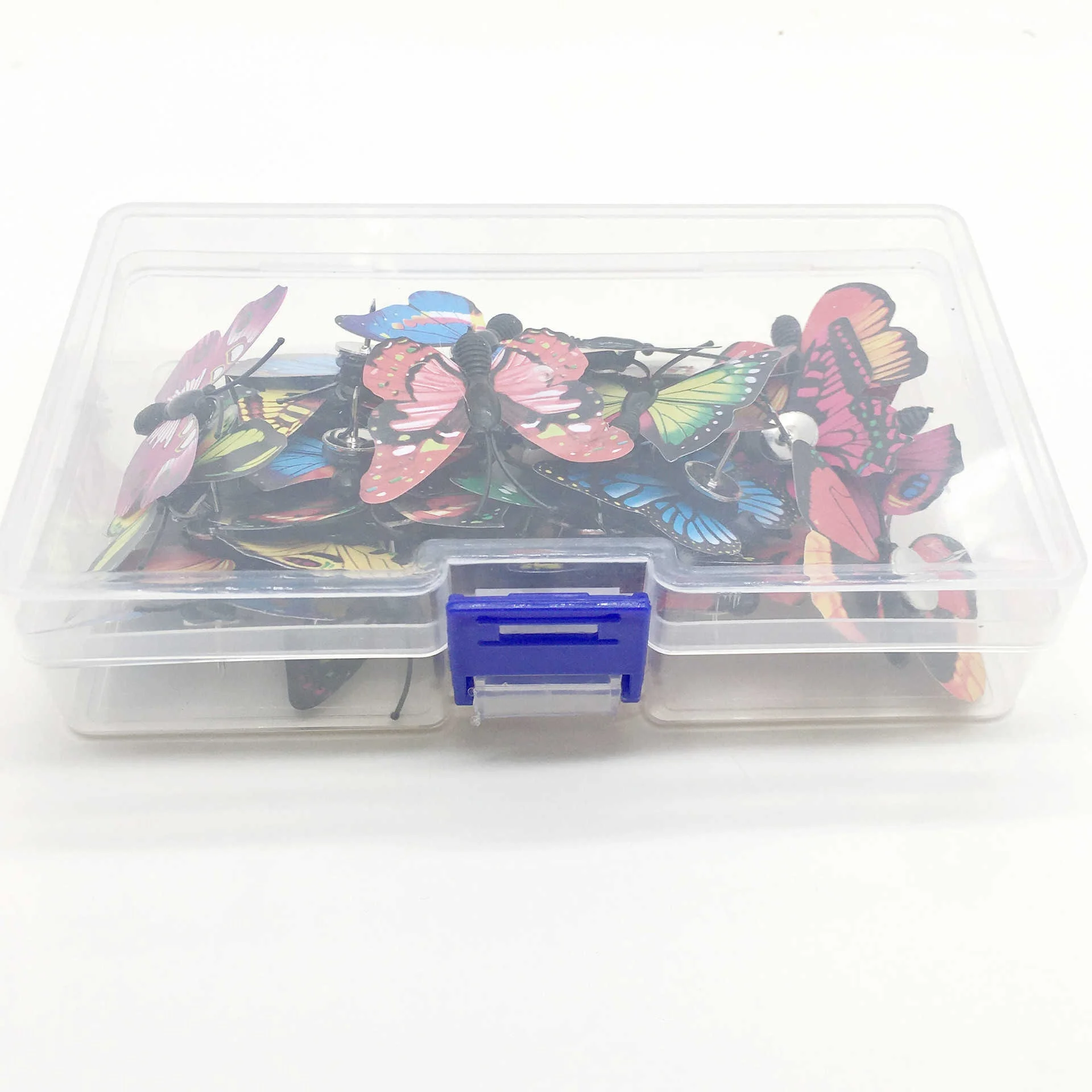 Creative PVC Simulated Butterfly Pushpins Cork Board Fixed Push Pins Wall Decoration DIY