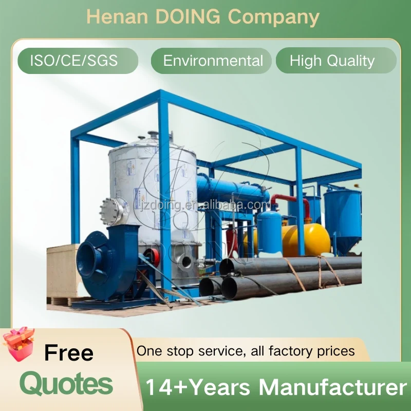 Affordable investment used motor engine oil to diesel distillation machine refine crude oil to diesel refinery plant for sale