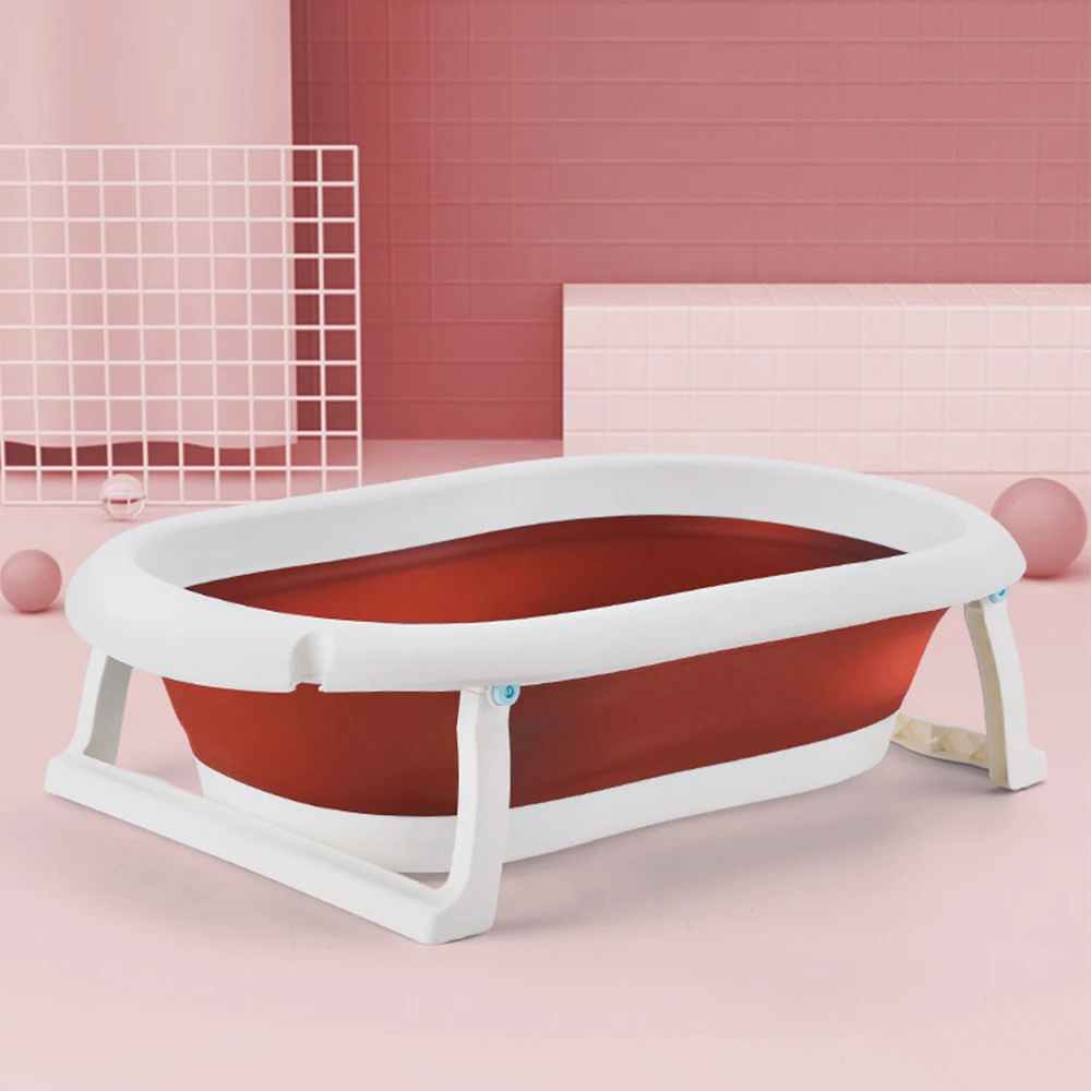 
Wholesale folding portable pp plastic baby bath tub 