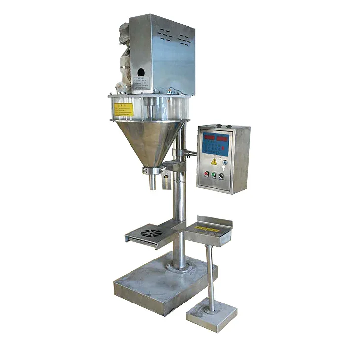 2021 Low Cost Semi Auto Automatic Dry Powder Filling Machine for Bags Jars Bottles / Manual Small Micro Doser Auger Filler Price