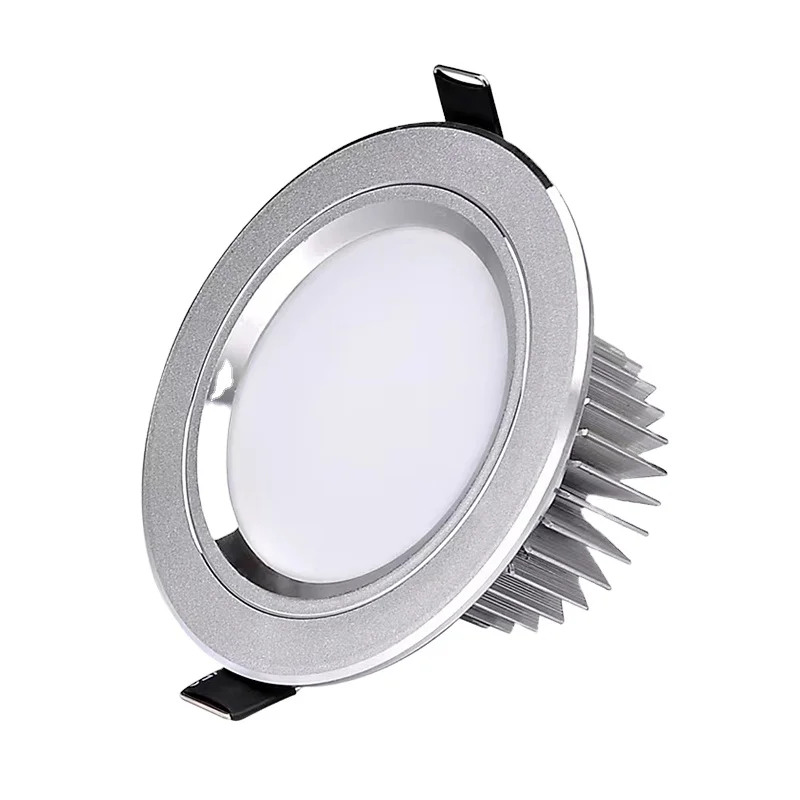 LED COB Energy Saving High Quality PC and Aluminum Tricolor 12W Surface Round Downlight