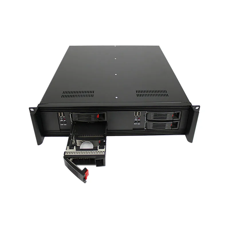 Custom 2U Double Mini ITX System Server Case with IO Interface 4U Hot Plug Server Chassis