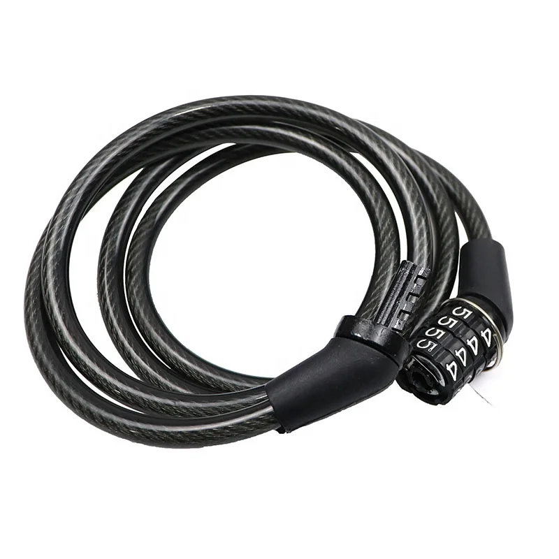 High Quality 4 Digit Lock Bicycle Bike Lock Chain Cycling Anti Thief Password Easy To Use Only Password Made In China