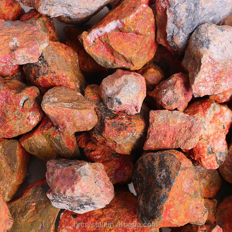 Wholesale Crystals Healing Stones Natural Gemstone Realgar Stone Raw Crystal Rough Crystal