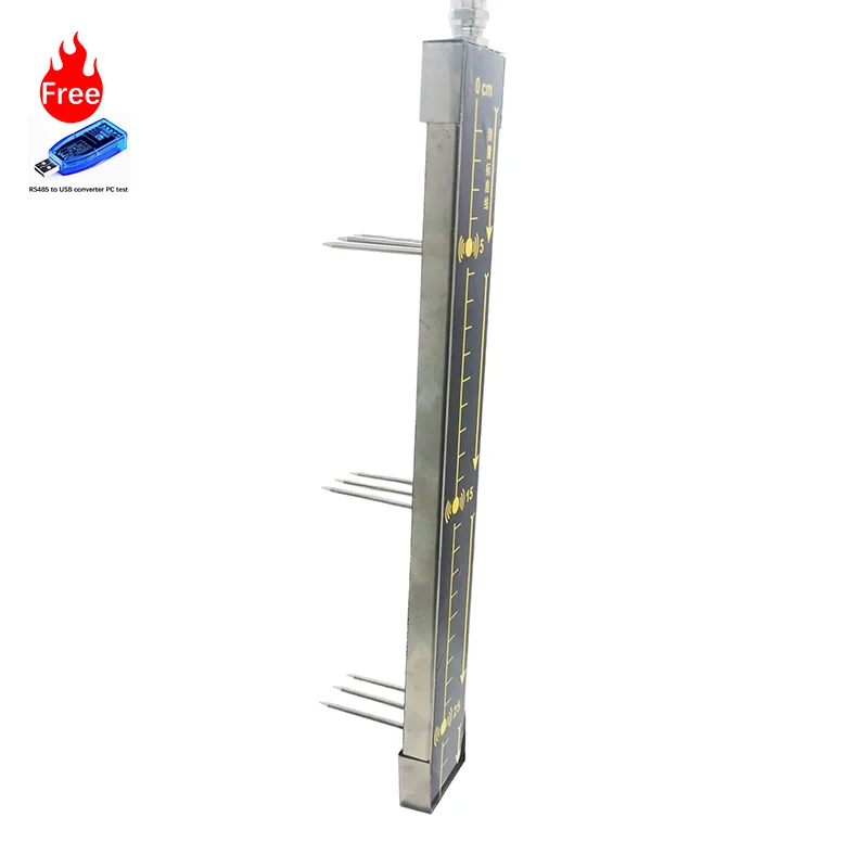 RS485 GPRS 2G 4G WIFI SUPPORTING SOFTWARE DATALOGGER 3 LAYERS 5 IN 1 SOIL MOISTURE AND TEMPERATURE AND NPK SENSOR