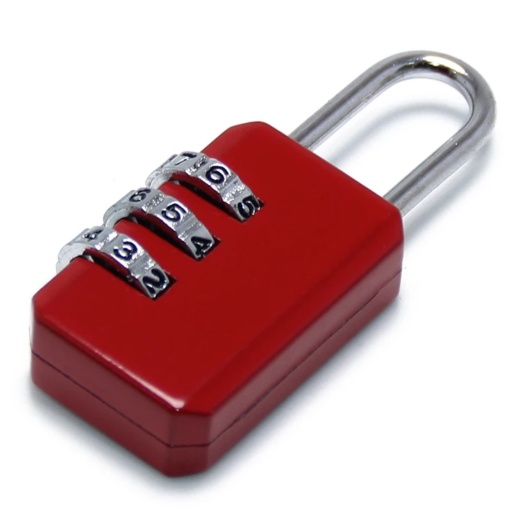 3 Digit Dial Combination Code Lock Luggage Backpack Password Padlock Suitcase Drawer Lock Bag Parts Accessory Metal Luggage Lock