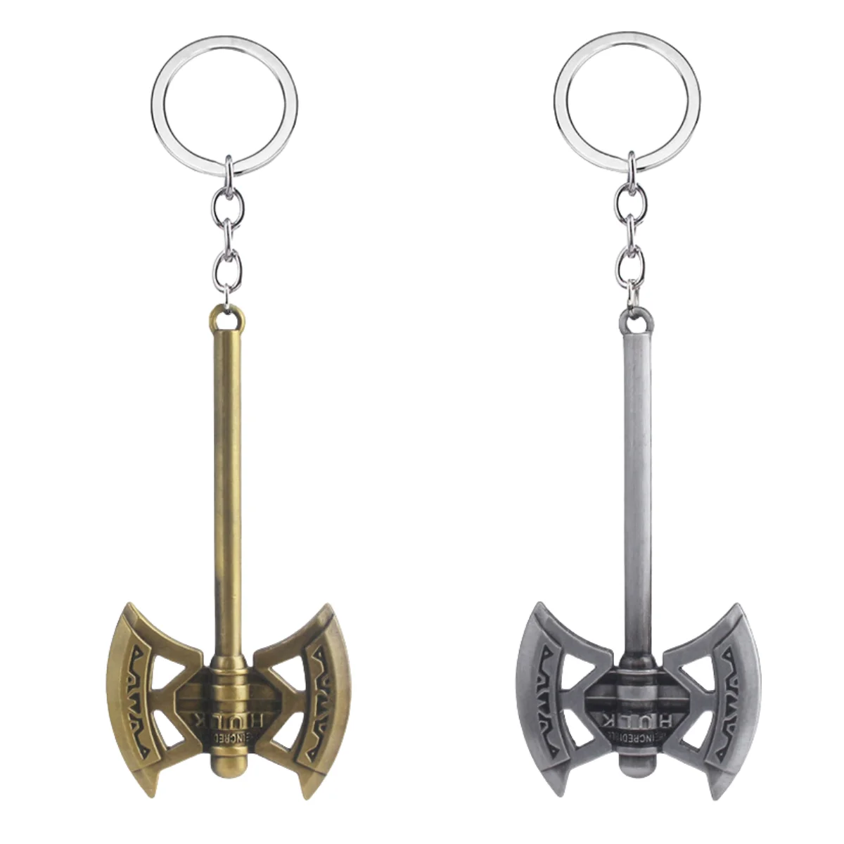 Wholesale Creative Thor Hammer Key Chain Mythology Marvel Avenger Metal Keychain Pendants for Boys