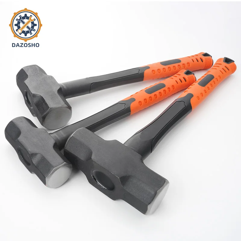 Field Octagonal Hammer Heavy Duty Masonry Hammer High Carbon Steel Household Hand Hammer