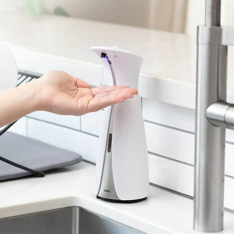 Hotel Touchless Foam Hand Sanitizing Washer Induction 200ml Soap Dispenser Dishwashing Soap Dispenser