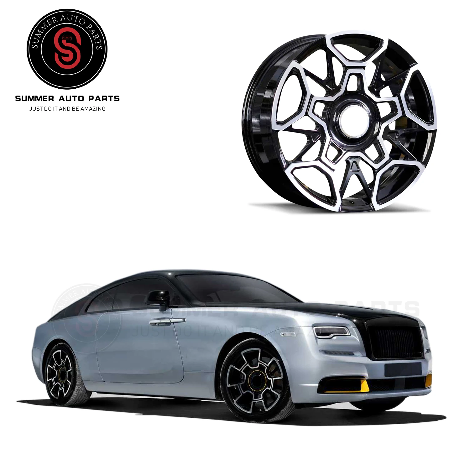 Good Fitness High Quality Side Body Kit CAR ACCESSORIES Body Rim Japan Rims Spoke  FORGED WHEEL  For RR