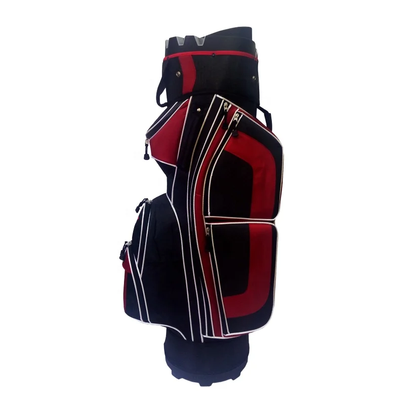 
15 Way Full Length Divider Polyester Multi Color Custom Golf Cart Bag 