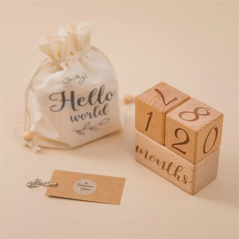 2024 Новое поступление детская деревянная квадратная веха