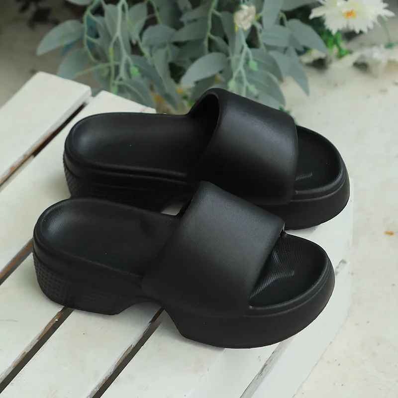 Slippers women EVA increase superb thick bottom fashion soft step on the sense of a flip-flop sum