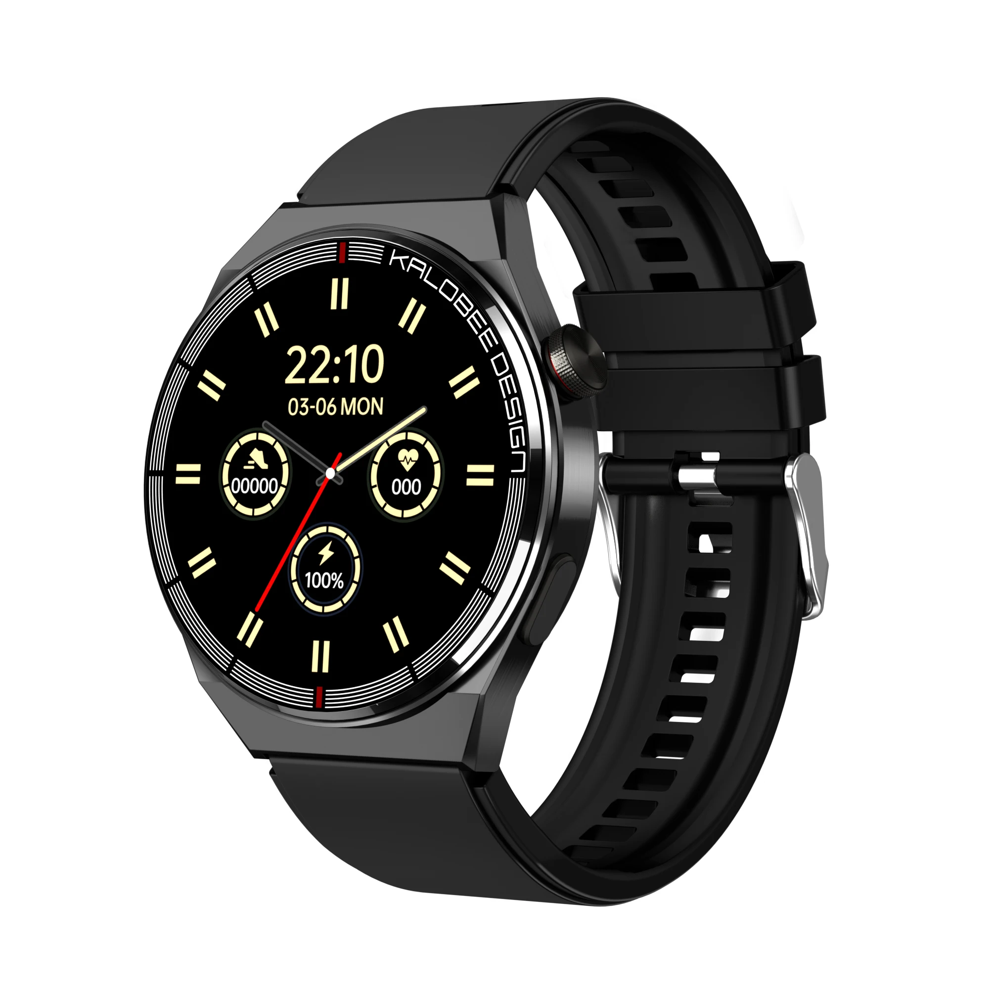 Amazons hot selling H4 Smartwatch 1.32inch round full touch screen health fitness tracker waterproof smartwatch