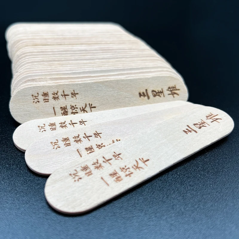 Direct Wholesale OEM Disposable Wooden Sufficient Inventory Ice Cream Stick