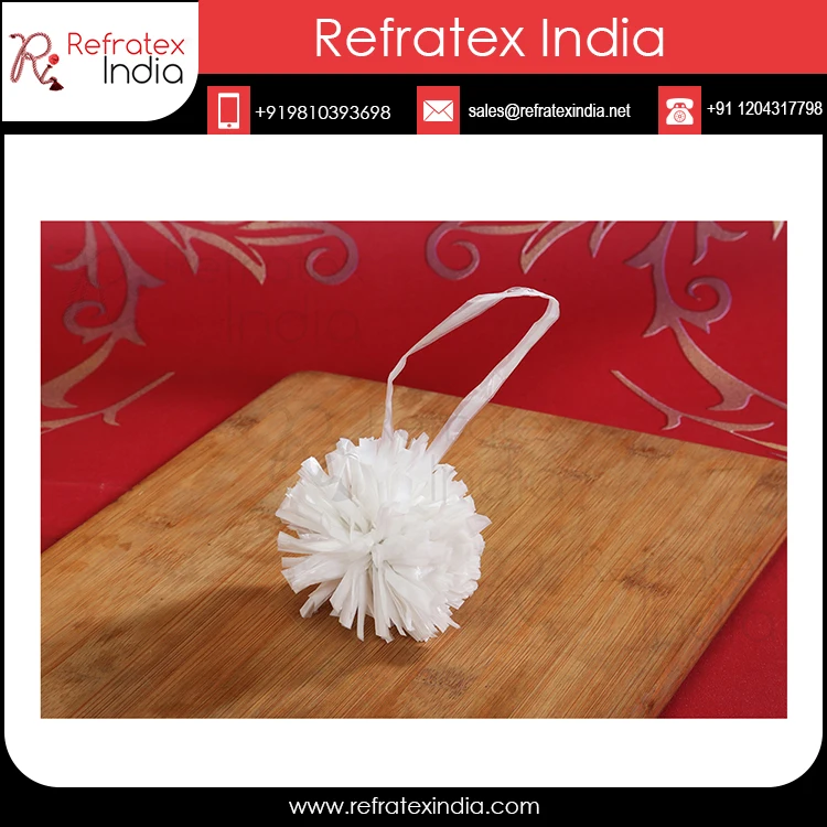 Decorative Handmade PET Yarn Pom Poms in India