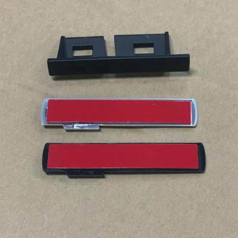 Блестящий черный серебряный значок, наклейка с эмблемой, боковое крыло для RS Quattro S-Line SLine