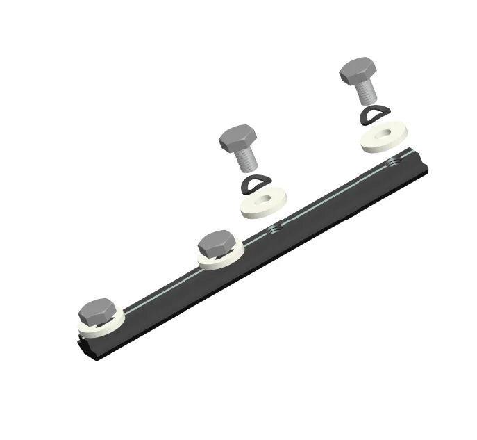 aluminium proifle connector 2A01.C44A.03 slot 10 nut bar with screws M8*4