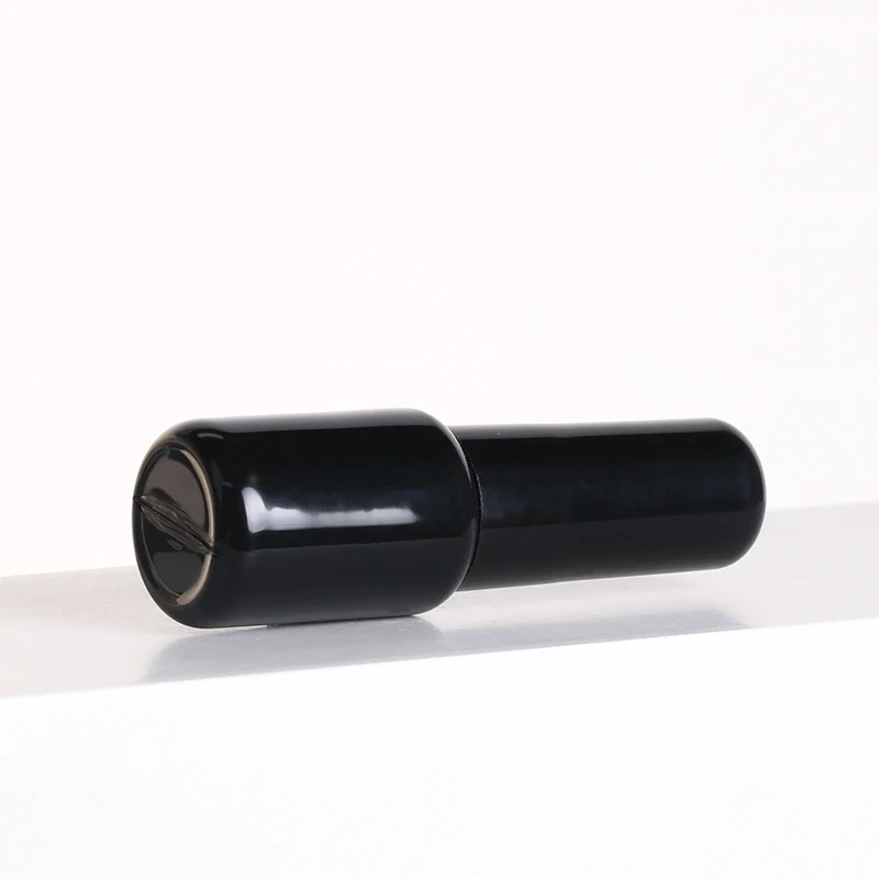 8ml Customized Color Uv Gel Polish Packing Bottle Mini Capacity Black Bottle With Brush