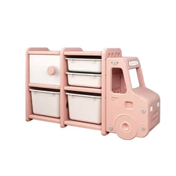 Detachable Baby Storage Cabinet Shelves/ Wholesale Simple Combination Kids Toy Storage Cabinet, Modern White/pink Land Type