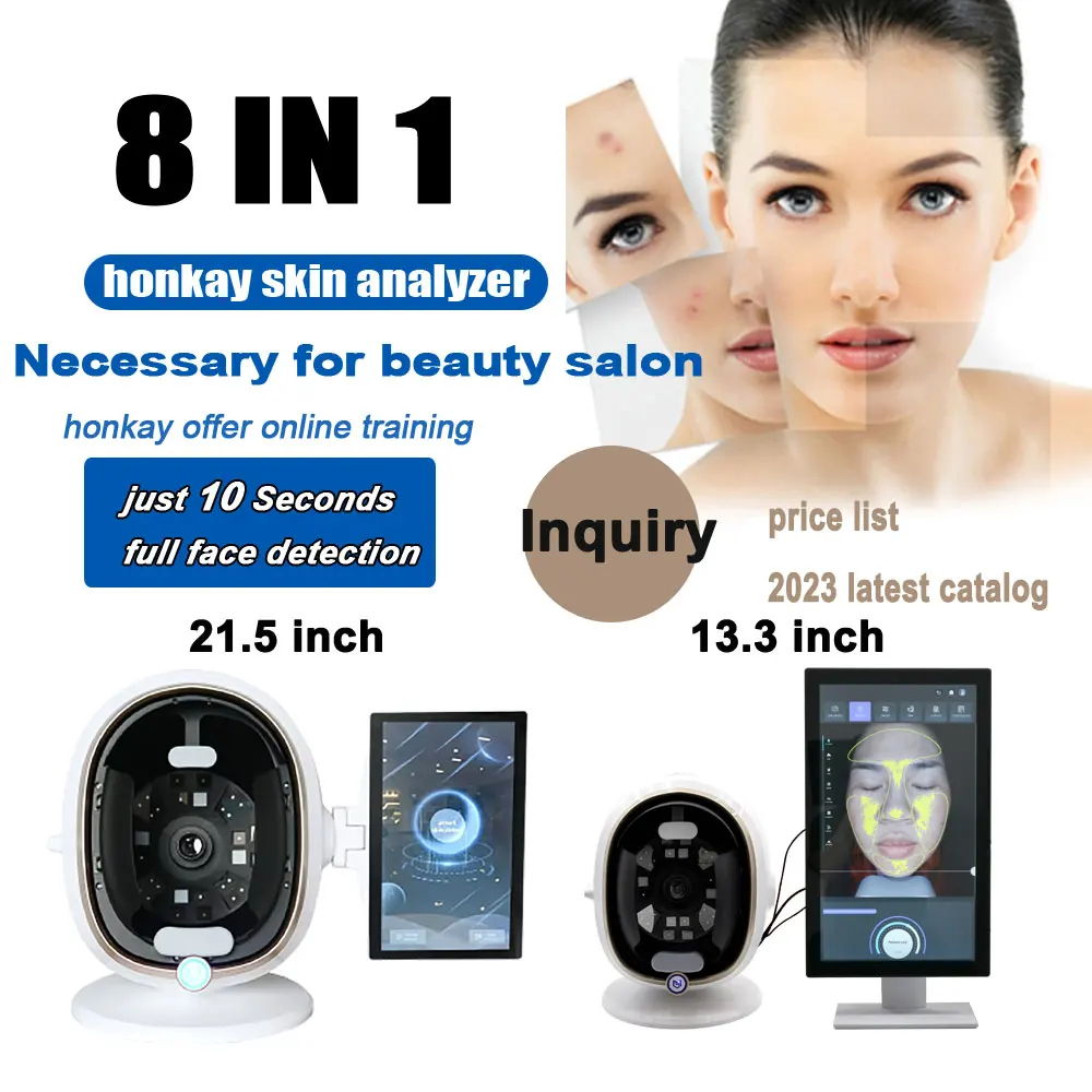 Wood Lamp Skin Analyzer Detector Face Skin  Machine UV Detection LED Light Lamp facial Detector