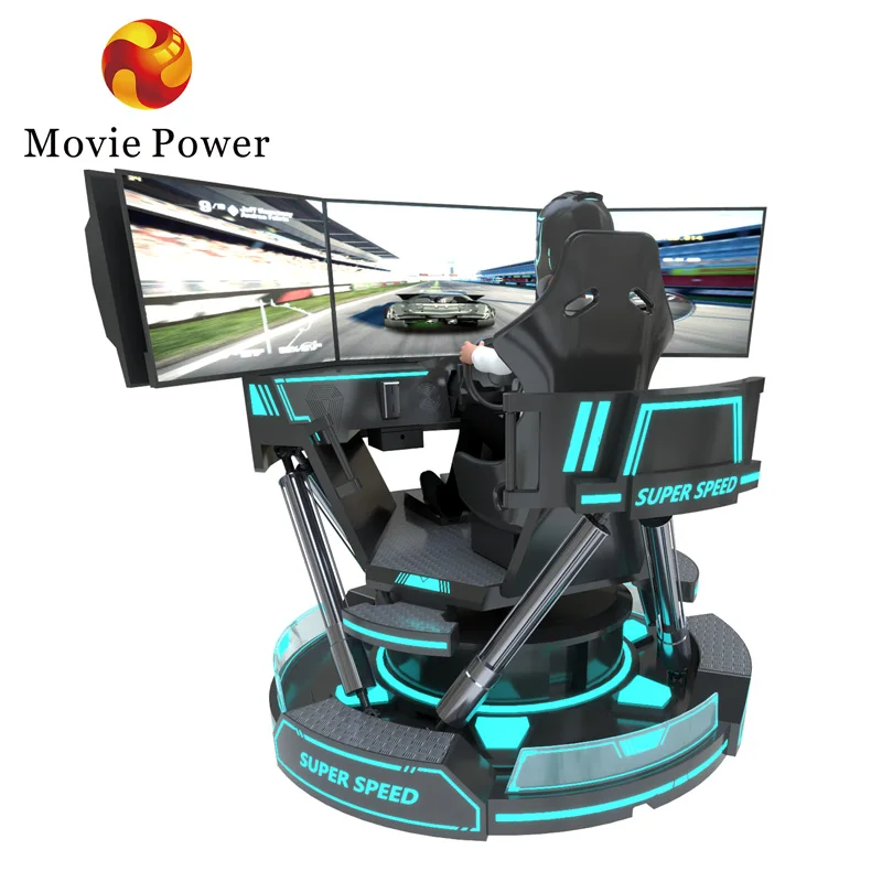 racing simulator motion hydraulic driving simulator 6 dof motion platform  entertainment machines driving simulator for sale